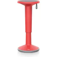 Interstuhl Sitz-/Stehhilfe StandUP, inkl. Tragerinne, höhenverstellbar, B 330 x H 620-880 mm, Kunststoff, rot