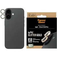 PanzerGlass Kameraprotektor Hoops Optic Rings für das Apple iPhone 17 - Glitzergold