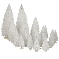 Luville Baum weiß sortiert 21 Stück H 22 x D 8 cm (wit)