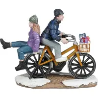 Luville Mit dem Fahrrad unterwegs L10 x B3,5 x H8 cm (multi)