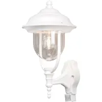 Konstsmide Parma Bewegungsmelder weiß lackiertes Aluminium, klares Acrylglas 7235-250