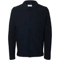 SELECTED MEN Herren Overshirts Slhnealy Ls Knit Workwear Cardigan - Donkerblauw - Größe M