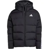 Adidas Daunenjacke mit Kapuze Essentials 3-Stripes