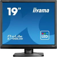 Liyama ProLite E1980S-B1, 48,3 cm (19"), 1280 x 1024 Pixel, VGA, LED, 3 ms, Schwarz