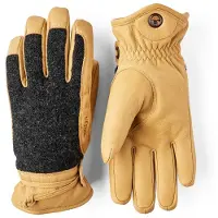 Hestra Handschuhe Daniel Herren Charcoal / Butter-9