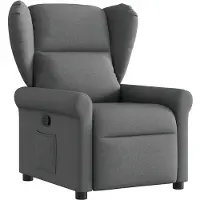 vidaXL Relaxsessel Dunkelgrau Stoff