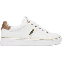 GUESS Britz Sneakers für Damen in Weißgold – Größe 3 (UK) – 36 (EU) – 5,5 (US) / Weiß
