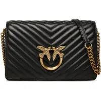 Pinko Damen Umhängetaschen 100063A0GK-Z99Q Farbe: Schwarz Größe: Einheitsgröße