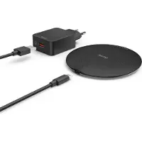 Hama Wireless Charger QI-FC15 Metal, 15W, kabelloses Smartphone-Ladepad,