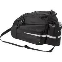Vaude Bike Silkroad L, Hinten, Fahrradtasche, Polyamid, Polyurethan, Schwarz, 11 l, 220 mm
