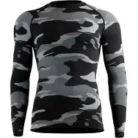 Stark Soul Herren Thermo T-Shirt Camouflage | Grösse: L/XL | Farbe: Grau/Print
