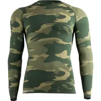 Stark Soul Herren Thermo T-Shirt Camouflage | Grösse: L/XL | Farbe: Grün/Print