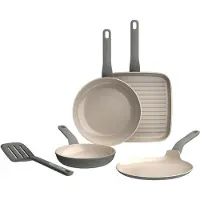 Berghoff Topf-Set Antihaft mit Spatel Leo Line (4-teilig)