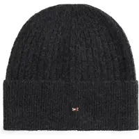 Tommy Hilfiger Mütze Th Cable Enamel Flag AW0AW17776 Schwarz