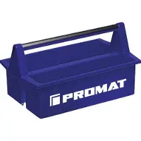 Promat Werkzeugtragekasten L420xB250xH120mm 2 Fächer Ku.