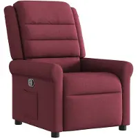 vidaXL Relaxsessel Weinrot Stoff