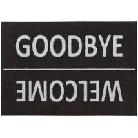 Andiamo Fußmatte Diavolo Welcome/Goodbye black, 39 x 58 cm GLO795851455