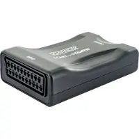 Schwaiger HDMSCA01 533, 1920 x 1080 Pixel, 1080p, NTSC 3.58, NTSC 4.43, PAL, PAL M, PAL N, SECAM, SCART, HDMI, 5 V