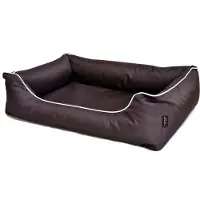 Lebon Hundebett Paula eckig dunkelbraun