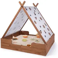 Muddy Buddy Sandkasten »Safari Seeker«, Ab 3 Jahren, Zypressenholz - braun