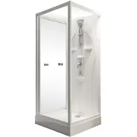 Schulte Komplettdusche Fertigdusche Juist 90 x 90 cm.. - Duschkabine