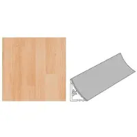 GetaLit Wandanschlußsystem Plus 300 cm, 20 x 30 mm, Buche