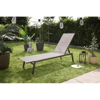 Primaster Gartenliege Lenno 200 cm Stahl