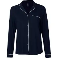 Hunkemoller Langärmelige Jersey-Jacke Essential Schwarz