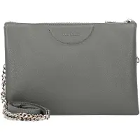 Ted Baker Leder Umhängetasche Schultertasche Esille Webbing Crossbody Bag Mid - Grey grau
