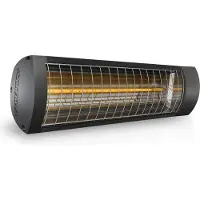 Solamagic EXO BASIC, Infrarot-Heizlüfter, Quarzglas, Draußen, Flur, Wand, Schwarz, Tasten