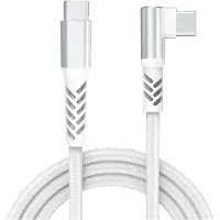 GRATEQ PRO - USB-kabel - 24 pin USB-C (han) til 24 pin USB-C (han) vinklet - 5 A - 2.25 m - USB...