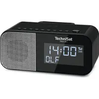 Technisat VIOLA CR 1 | DAB+ und UKW Radiowecker mit Wireless Charging | schwarz