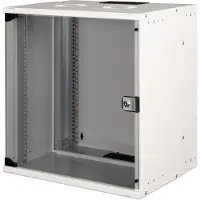 Digitus Wandgehäuse SOHO Pro - 483 mm (19") - 540x400 mm (BxT), Wandmontiertes Regal, 12U, 60 kg, Sperrschloss, Ablageschienen, Verbessertes Kabelmanagement