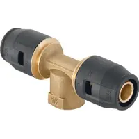 Geberit 650361001 PushFit T-Stück mit IG Ms
