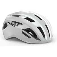 Met Vinci Mips Helm Weiß Silber Glänzend, Größe L (58-61 cm)