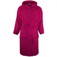 The One Towelling - Morgenmantel für Herren/Damen Unisex, mit Kapuze (Magenta)
