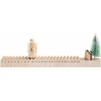 Rico Schiebe-Adventskalender Engel Holz 35x2,5x10,5cm100%