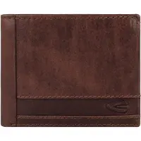 Camel active Scheintasche Geldbörse Herrenbörse querformat, Leder mittelbraun cognac field