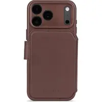Decoded Apple iPhone 17 Pro Max Hülle - Echtes Leder - - 2 in 1 Case/Klapphülle - Braun