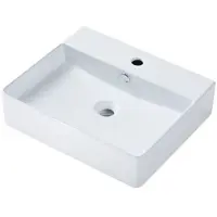Primaster Keramikwaschbecken 50 cm Prag weiß glänzend