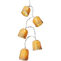 Trendline Ball-Lichterkette Kunststoff 135 cm L weiß