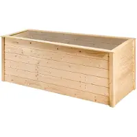Weka Hochbeet 2.0 200 x 75 x 72 cm natur mit Schutzfolie