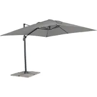 Primaster Ampelschirm Catania anthrazit 300 x 300 cm