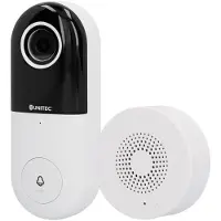 Unitec WIFI Türkamera Festverdrahtet inkl. Funkgong, Kamera GLO775321596