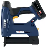 Rapid Akku-Tacker BTX553 Set, LCD-Anzeige, LED-Frontarbeitslicht, 6-stufige Eintreibkraft, inkl. Bosch Akku
