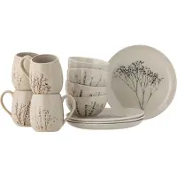 Bloomingville - Bea Frühstück Set - Natur - Steingut