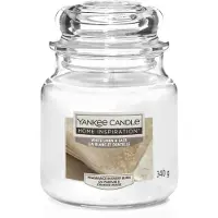 Yankee candle Home Inspiration Mittelgroße Kerze im Glas - weiß