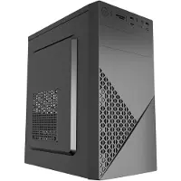 Gembird Fornax K170 Mini-Tower (1X Usb 3.1, 2X Usb 2.0, 1X Usb Typ-C, Kartenleser, 2X Minianschluss) Schwarz (Ccc-Fc-K170)