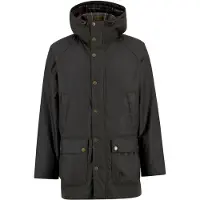 Barbour für Herren. MWX2494 Parka Bedale Wax olivgrün (XXL), Lässig, Baumwolle