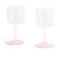 HAY Weingläser Tint Transparent / Light Pink (2er-Set)